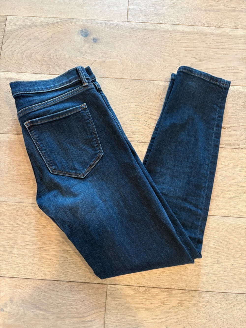Banana Republic Dark Indigo Skinny Ankle Jeans